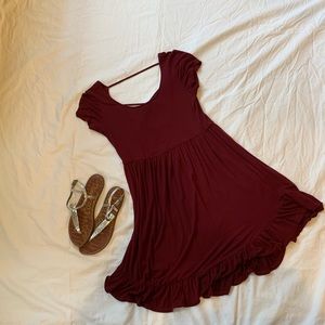 Gorgeous burgundy dress from PACSUN!!